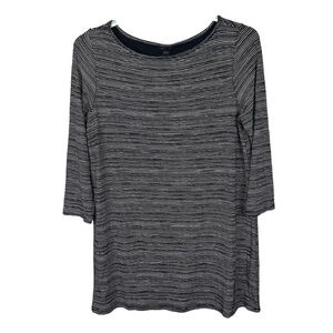 J.Jill Wearever Collection Striped Tunic Top
